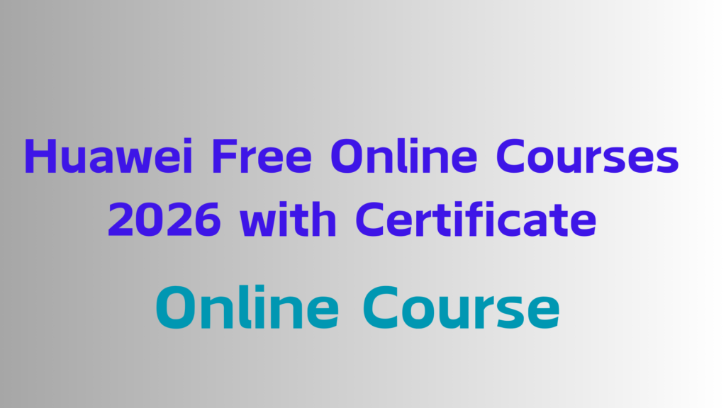online course 2026