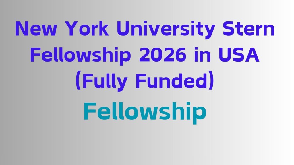 2026 fellowship