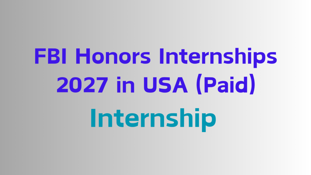 2026 internships
