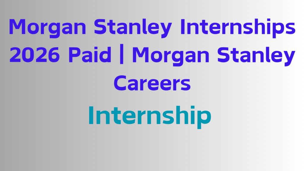 2026 Internship