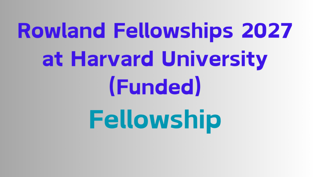 2026 fellowship