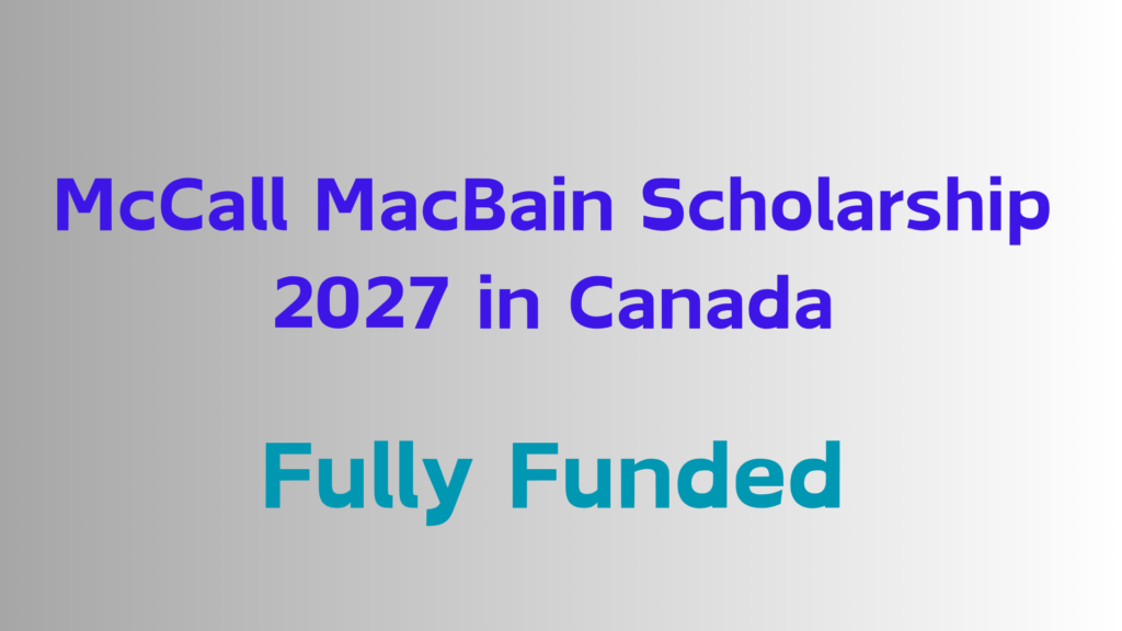 2026 fully funded scholarships