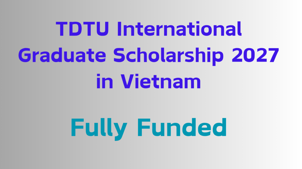 2026 fully funded scholarships