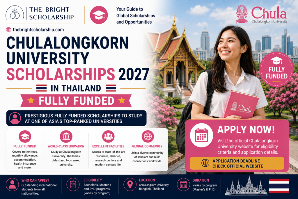 2026 fully funded scholarships