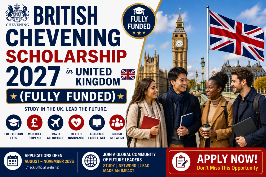 2026 fully funded scholarships